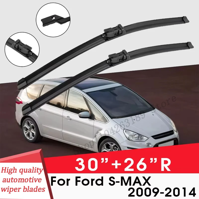 Car Wiper Blade Blades For Ford S-MAX 2009-2014 30"+26"R Windshield Windscreen Clean Rubber Silicon Cars Wipers Accessories
Car Wiper Blade Blades For Ford S-MAX 2009-2014 30"+26"R Windshield Windscreen Clean Rubber Silicon Cars Wipers Accessories