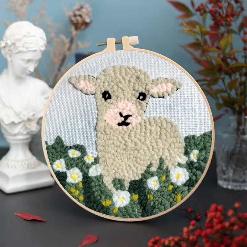 Animal Punch Needle Embroidery Kit for Beginners 3D Wool Poke Embroidery Set Cross Stitch Set Craft Art Needle Gift Home Decor
Animal Punch Needle Embroidery Kit for Beginners 3D Wool Poke Embroidery Set Cross Stitch Set Craft Art Needle Gift Home Decor