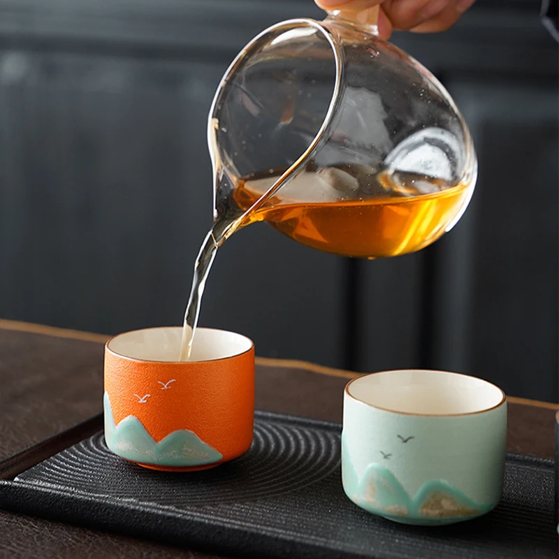 Ceramic Kiln Transformation Tea Cup Ceramic Cup Gift Box Set Landscape Tea Cup Set
Ceramic Kiln Transformation Tea Cup Ceramic Cup Gift Box Set Landscape Tea Cup Set