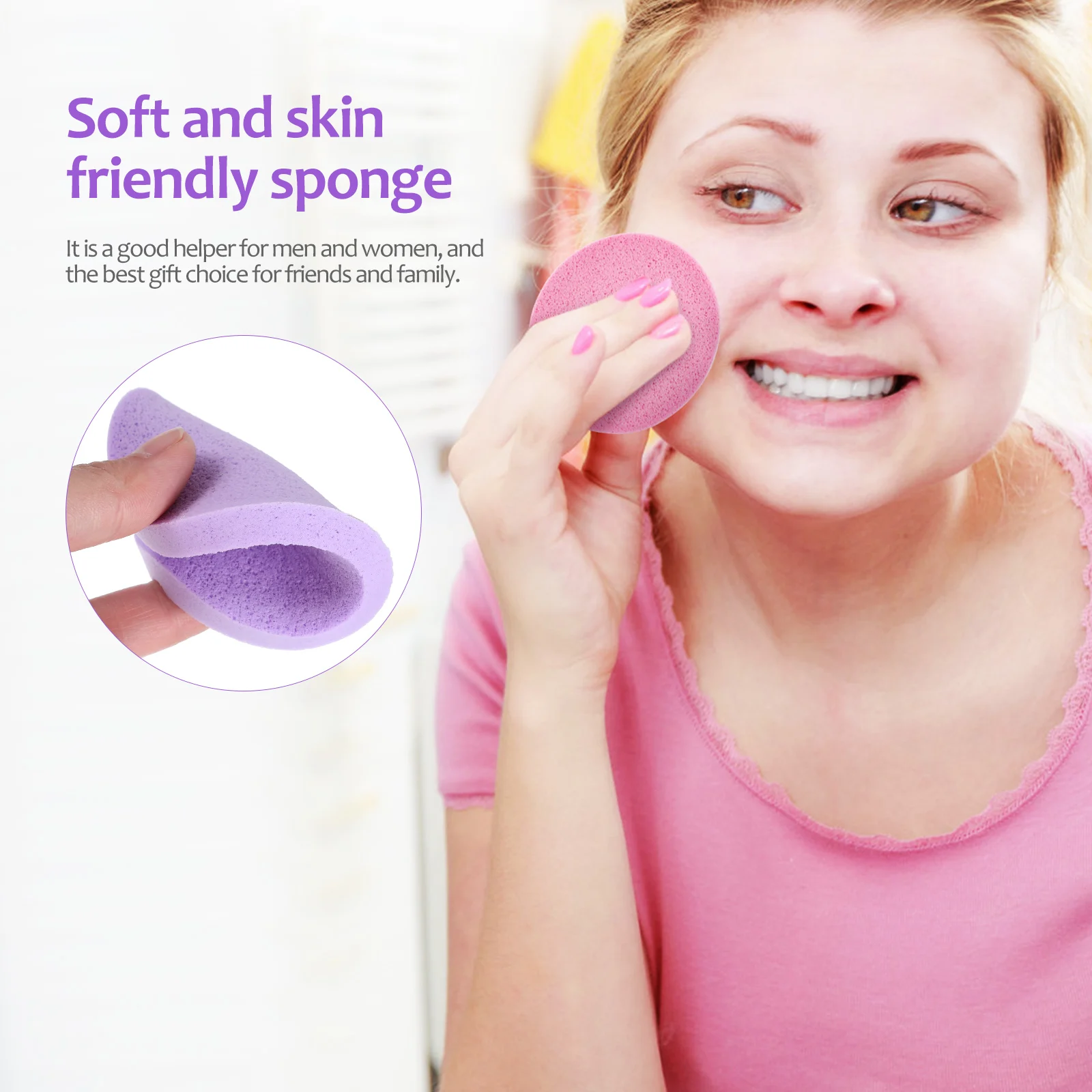 120 pcs Facial Sponge Compressed Sponges Pink Yellow Green 2 Packs Each Face Cleansing Makeup Remover Exfoliating
120 pcs Facial Sponge Compressed Sponges Pink Yellow Green 2 Packs Each Face Cleansing Makeup Remover Exfoliating