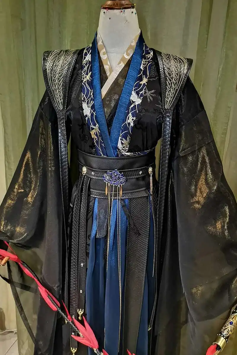 Movie Tian Guan Ci Fu He Xuan Erha Mo Ran Cosplay Costume Black Hanfu Halloween Carnival Party Men Adults Outfits Custom Made
Movie Tian Guan Ci Fu He Xuan Erha Mo Ran Cosplay Costume Black Hanfu Halloween Carnival Party Men Adults Outfits Custom Made