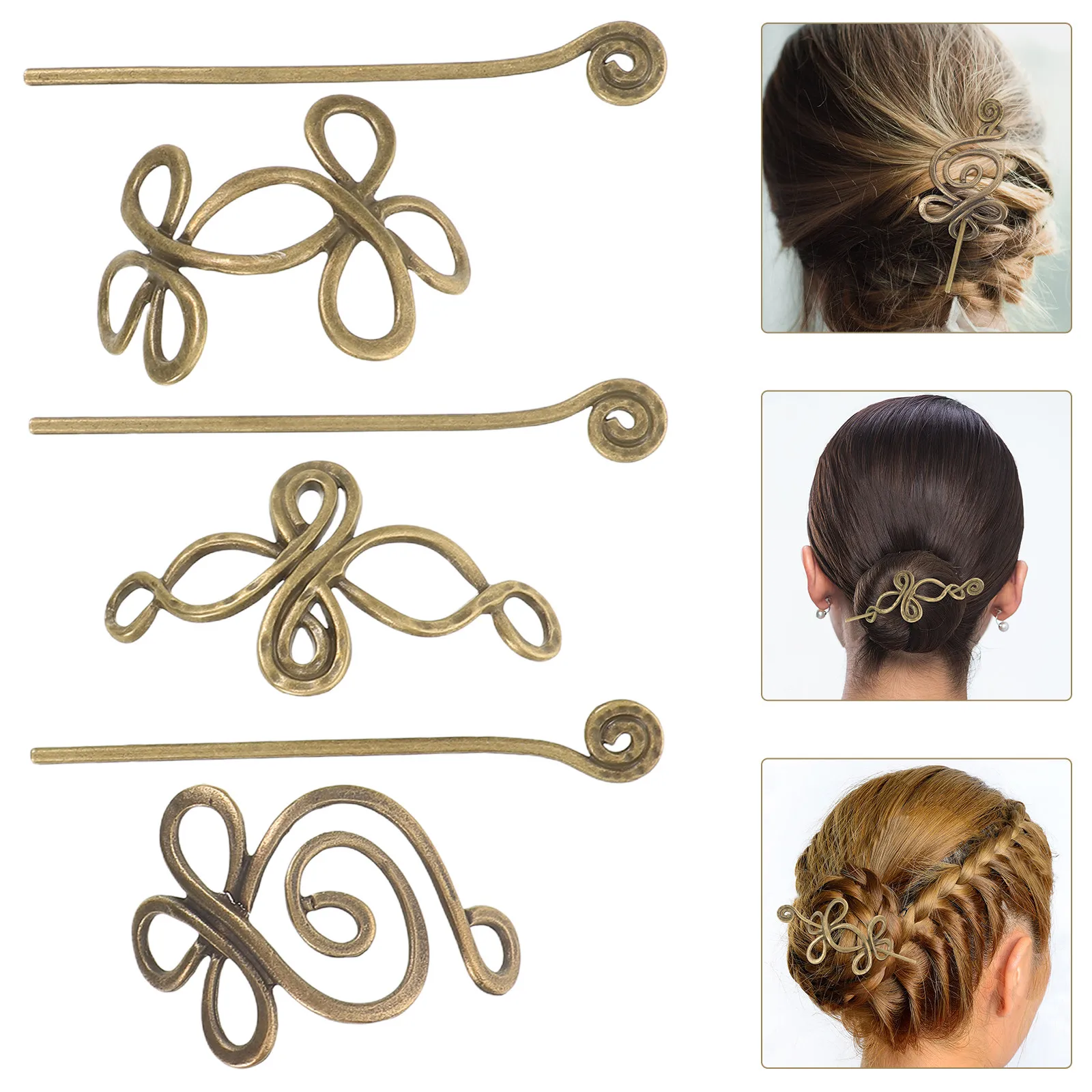 3Pcs Retro Vintage Hollow Alloy Hairpin Set Viking Inspired Hairpins for Women Bridal Wedding Hair Accessories Updo Chignon and
3Pcs Retro Vintage Hollow Alloy Hairpin Set Viking Inspired Hairpins for Women Bridal Wedding Hair Accessories Updo Chignon and