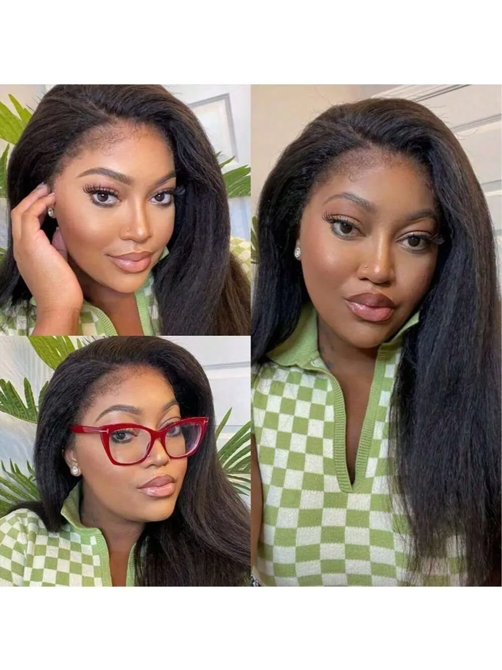 4C Kinky Edges Wig 13X4 lace Front Wig With Realistic Hairline Human Hair Wig Kinky Straight Natural 4C Edges Wigs 220% Density
4C Kinky Edges Wig 13X4 lace Front Wig With Realistic Hairline Human Hair Wig Kinky Straight Natural 4C Edges Wigs 220% Density