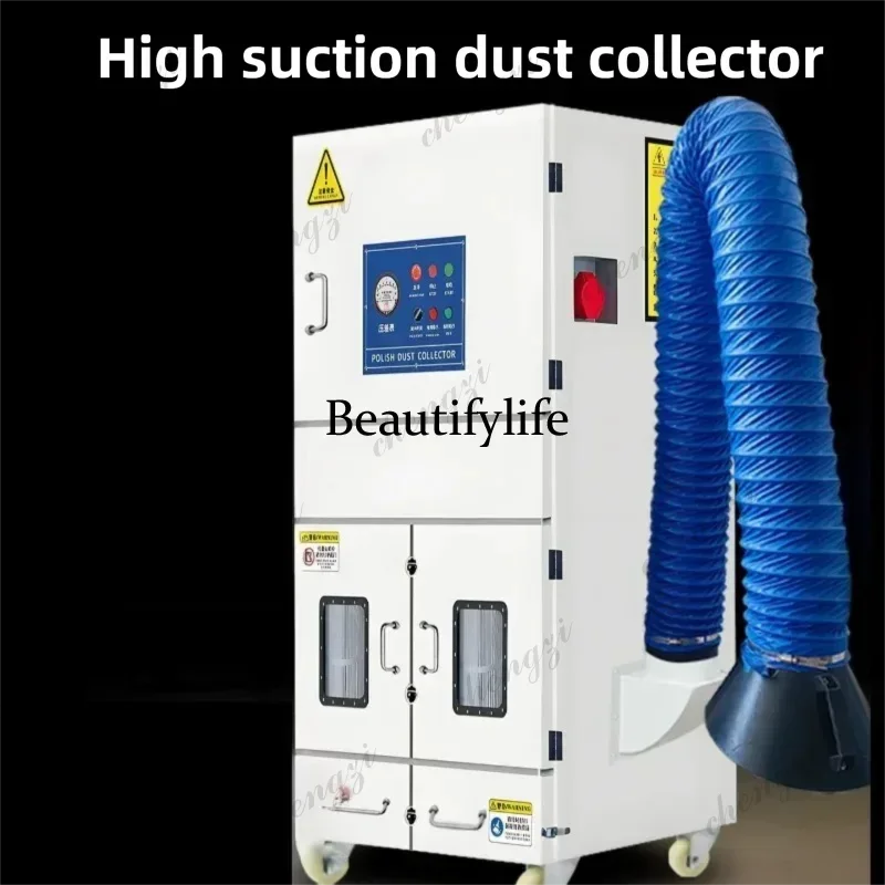 81 Industrial Dust Collector Baghouse Filtration System Mobile Single Pulse Collector for Grinding Buffing Factory Workshop 22
81 Industrial Dust Collector Baghouse Filtration System Mobile Single Pulse Collector for Grinding Buffing Factory Workshop 22