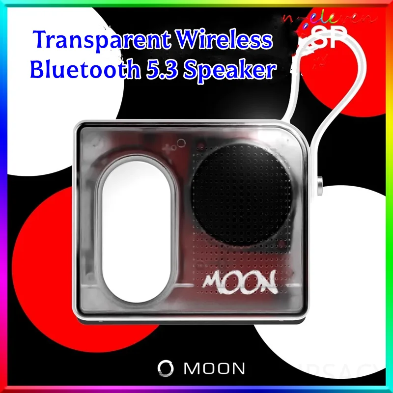 Fashion MOON Pocket Musicboxs Transparent Exploration Edition Wireless 5.3 Bluetooth Speaker Portable Mini Outdoor TWS Subwoofer
Fashion MOON Pocket Musicboxs Transparent Exploration Edition Wireless 5.3 Bluetooth Speaker Portable Mini Outdoor TWS Subwoofer