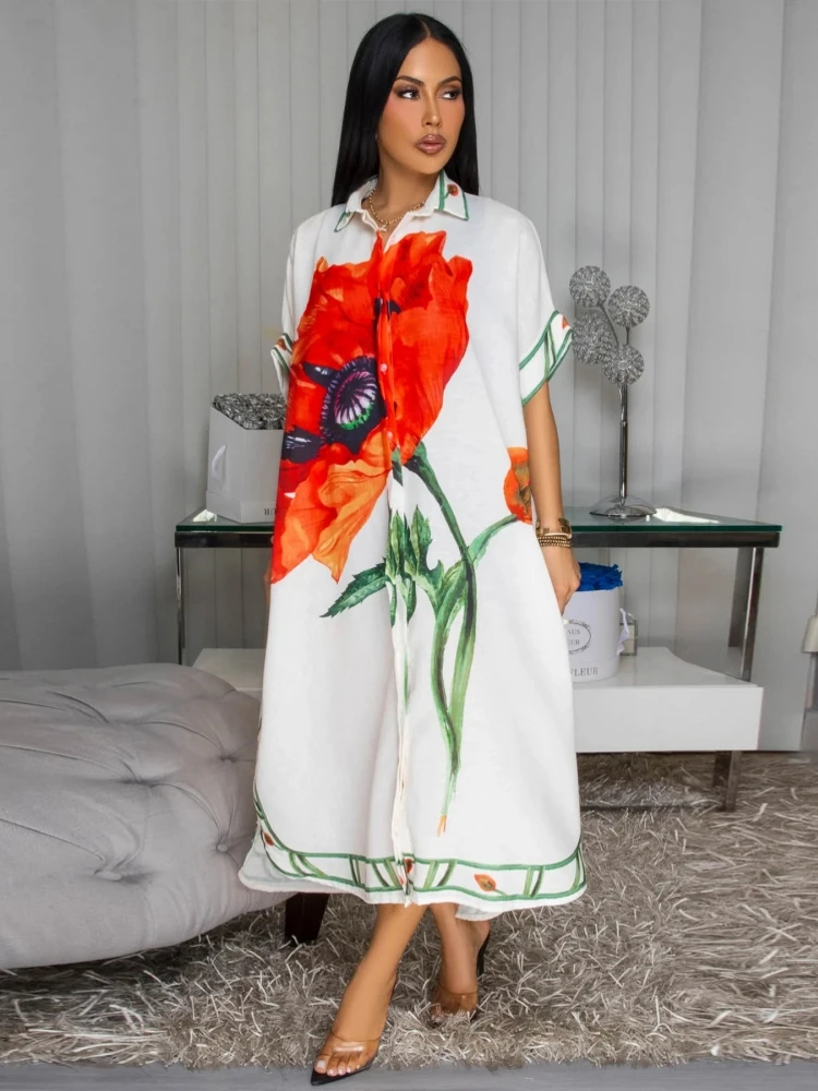 African Dresses For Women Elegant 2025 Dashiki Summer Autumn Midi Dress Ladies Traditional African Clothing Fairy Dreaes
African Dresses For Women Elegant 2025 Dashiki Summer Autumn Midi Dress Ladies Traditional African Clothing Fairy Dreaes
