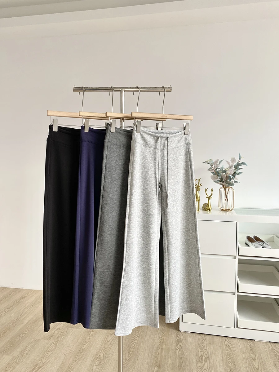 High Waist Wide Leg Casual Pants Women's Pure Color Versatile Drawstring Simple Style Commute Fashion Polyester Fiber
High Waist Wide Leg Casual Pants Women's Pure Color Versatile Drawstring Simple Style Commute Fashion Polyester Fiber