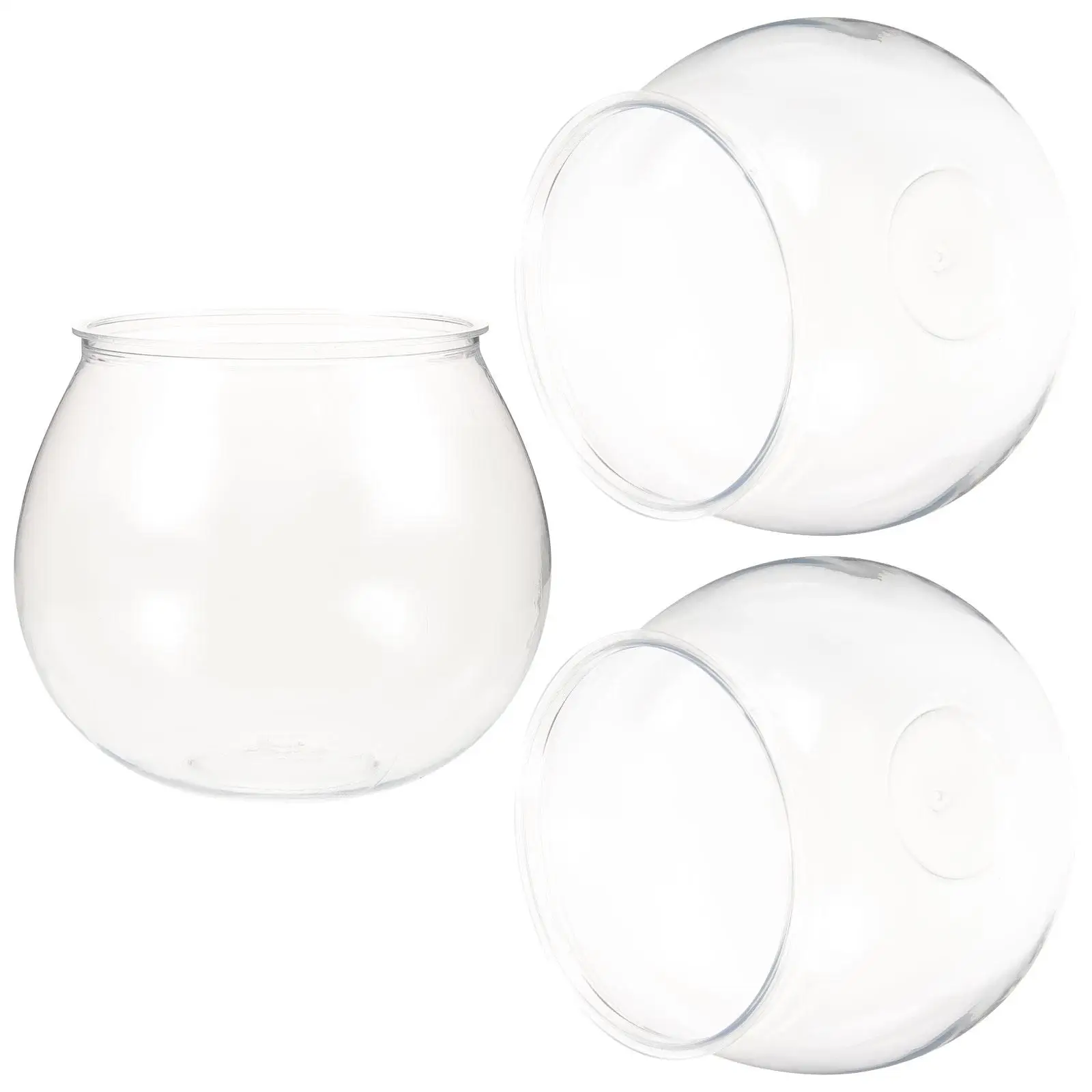 3Pcs Desktop Fish Small Aquarium Bowl Household Globe Bowl Office Transparent Round Plastic Pet Tank Fish Living Tank
3Pcs Desktop Fish Small Aquarium Bowl Household Globe Bowl Office Transparent Round Plastic Pet Tank Fish Living Tank