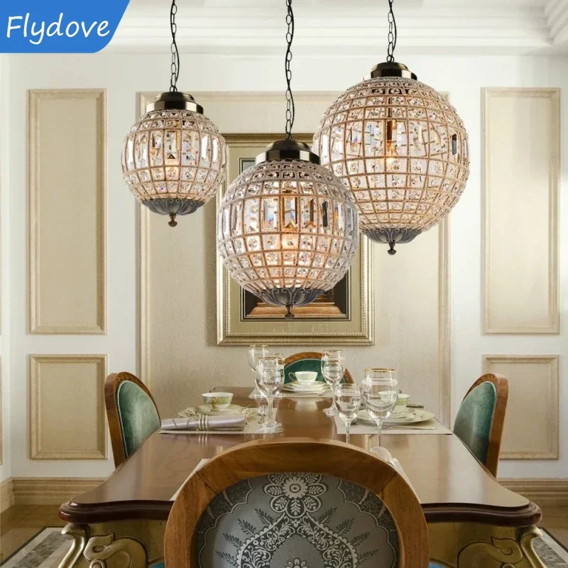 Nordic Retro Royal Empire Big Crystal Luxury Led Pendant Lamp Vintage Hanging Light Hotel Living Room Bedroom Ceiling Chandelier
Nordic Retro Royal Empire Big Crystal Luxury Led Pendant Lamp Vintage Hanging Light Hotel Living Room Bedroom Ceiling Chandelier