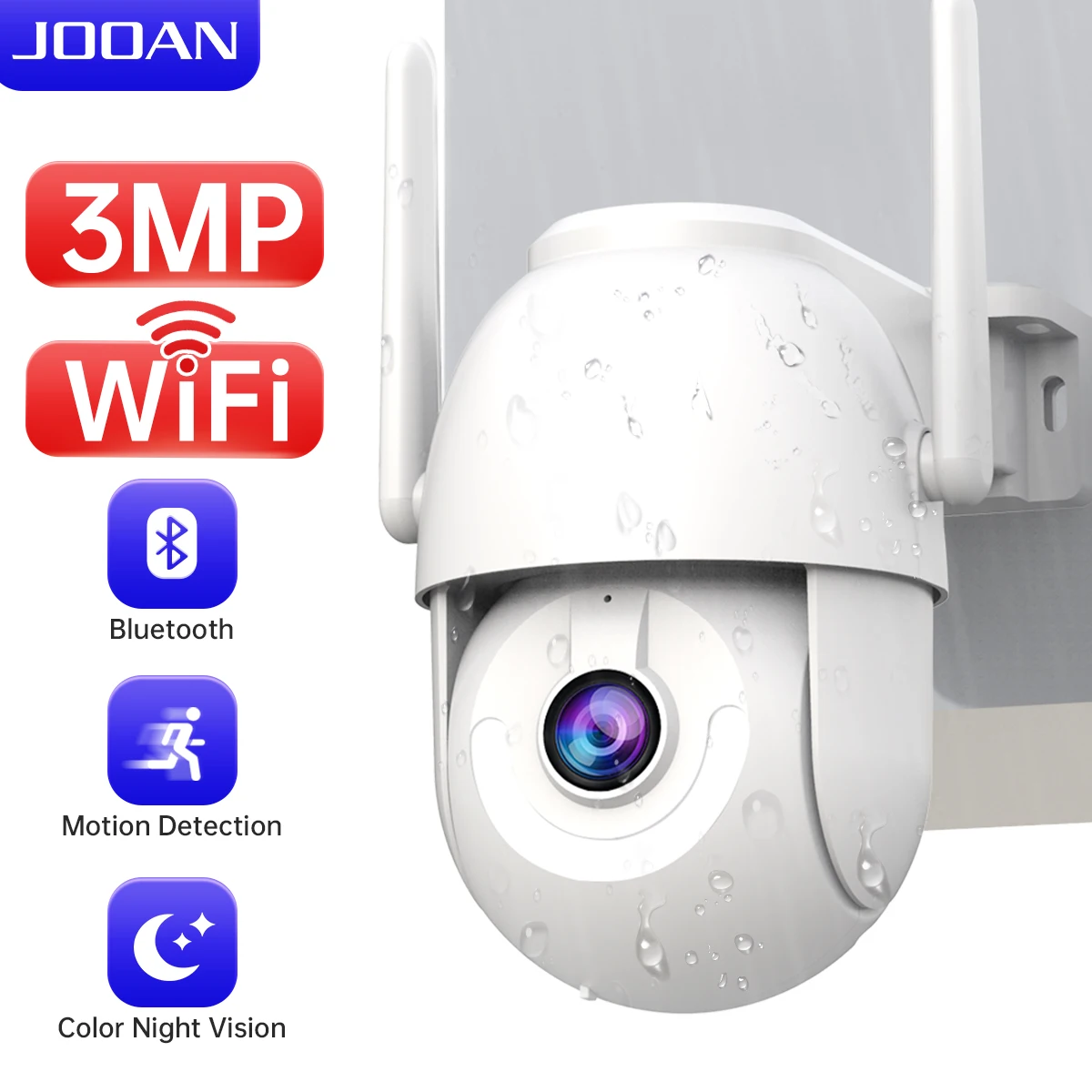 Jooan 5MP HD Wifi IP Camera Outdoor Security Surveillance Camera 5X Zoom Auto Tracking Night Color Waterproof CCTV Camera
Jooan 5MP HD Wifi IP Camera Outdoor Security Surveillance Camera 5X Zoom Auto Tracking Night Color Waterproof CCTV Camera