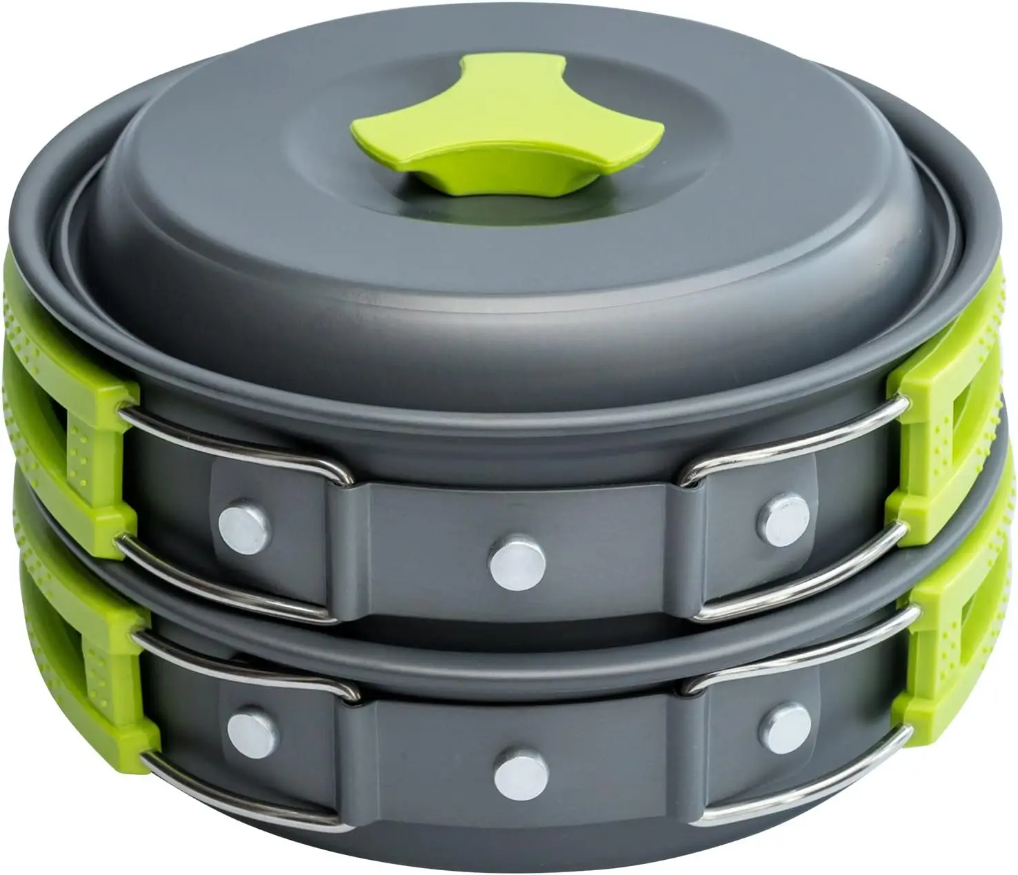 Camping Cookware Mess Kit – Backpacking Gear, Pots and Pans Set, Portable Stove Compatible
Camping Cookware Mess Kit – Backpacking Gear, Pots and Pans Set, Portable Stove Compatible