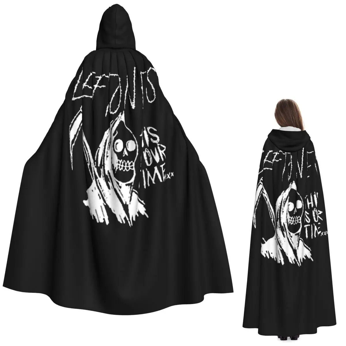 Metal Punk Rock Deftones Long Hooded Cloak Witch Medieval Costume Cosplay Cape HalloweenCoat Adult Unisex
Metal Punk Rock Deftones Long Hooded Cloak Witch Medieval Costume Cosplay Cape HalloweenCoat Adult Unisex