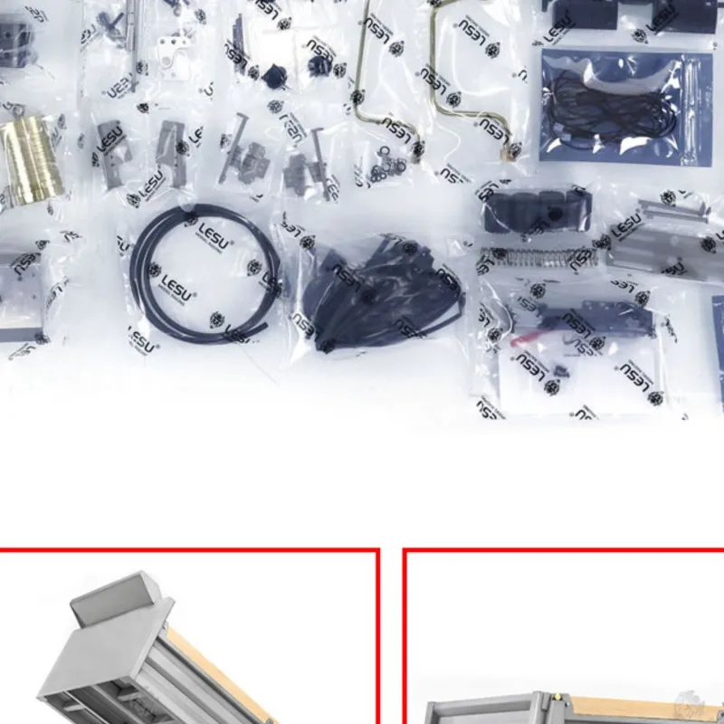 1/14 LESU Self-dumping Full Trailer Metal 2 Axles Unpainted Trailers Model Parts For Remote Control Hydraulic Tractor Dump Truck
1/14 LESU Self-dumping Full Trailer Metal 2 Axles Unpainted Trailers Model Parts For Remote Control Hydraulic Tractor Dump Truck