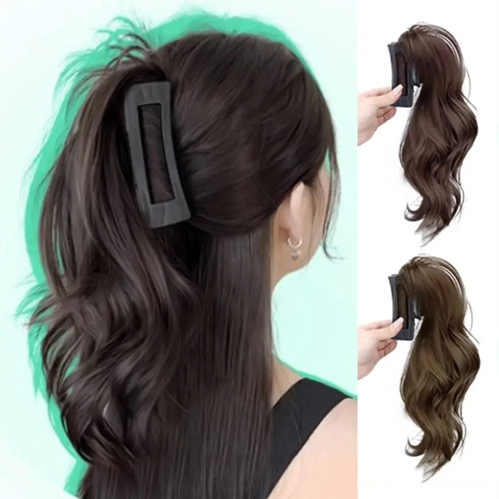 Sweet Korean Style Short Wavy Ponytail Curly Synthetic Pony Tail Hair piece Hair Extensions False Claw Clip Ponytail Party
Sweet Korean Style Short Wavy Ponytail Curly Synthetic Pony Tail Hair piece Hair Extensions False Claw Clip Ponytail Party