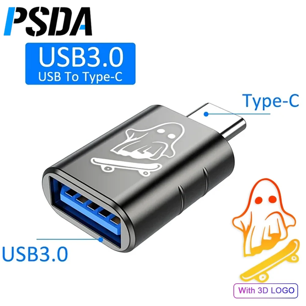 PSDA 3D USB Type C OTG Adapter Type-C USB-C Male To USB 3.0 Female Converter For Macbook Samsung S20 Huawei
PSDA 3D USB Type C OTG Adapter Type-C USB-C Male To USB 3.0 Female Converter For Macbook Samsung S20 Huawei