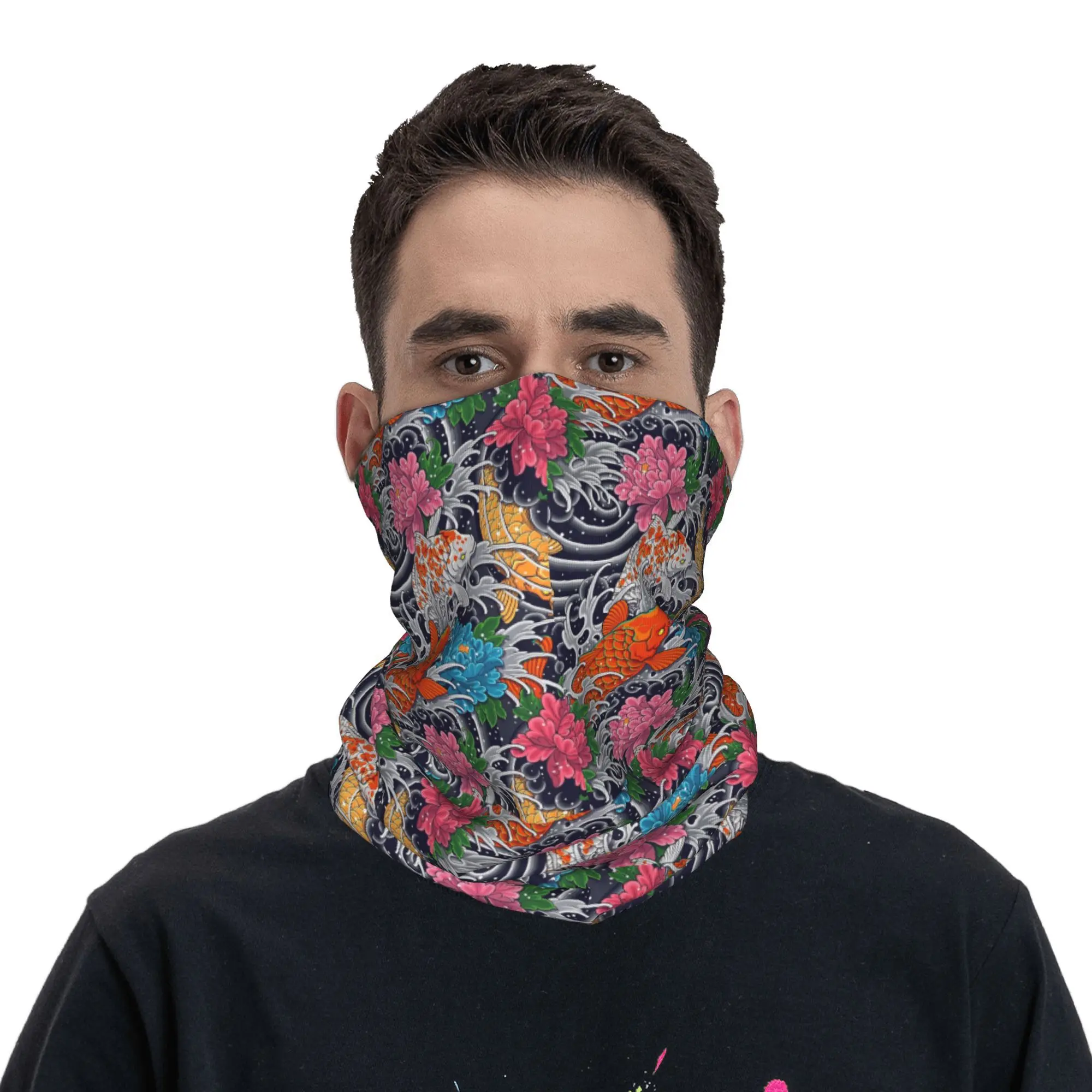 Koi Fish and Floral Pattern Bandana Neck Gaiter Printed Mask Scarf Multi-use Balaclava Outdoor Sports Unisex Adult All Season
Koi Fish and Floral Pattern Bandana Neck Gaiter Printed Mask Scarf Multi-use Balaclava Outdoor Sports Unisex Adult All Season