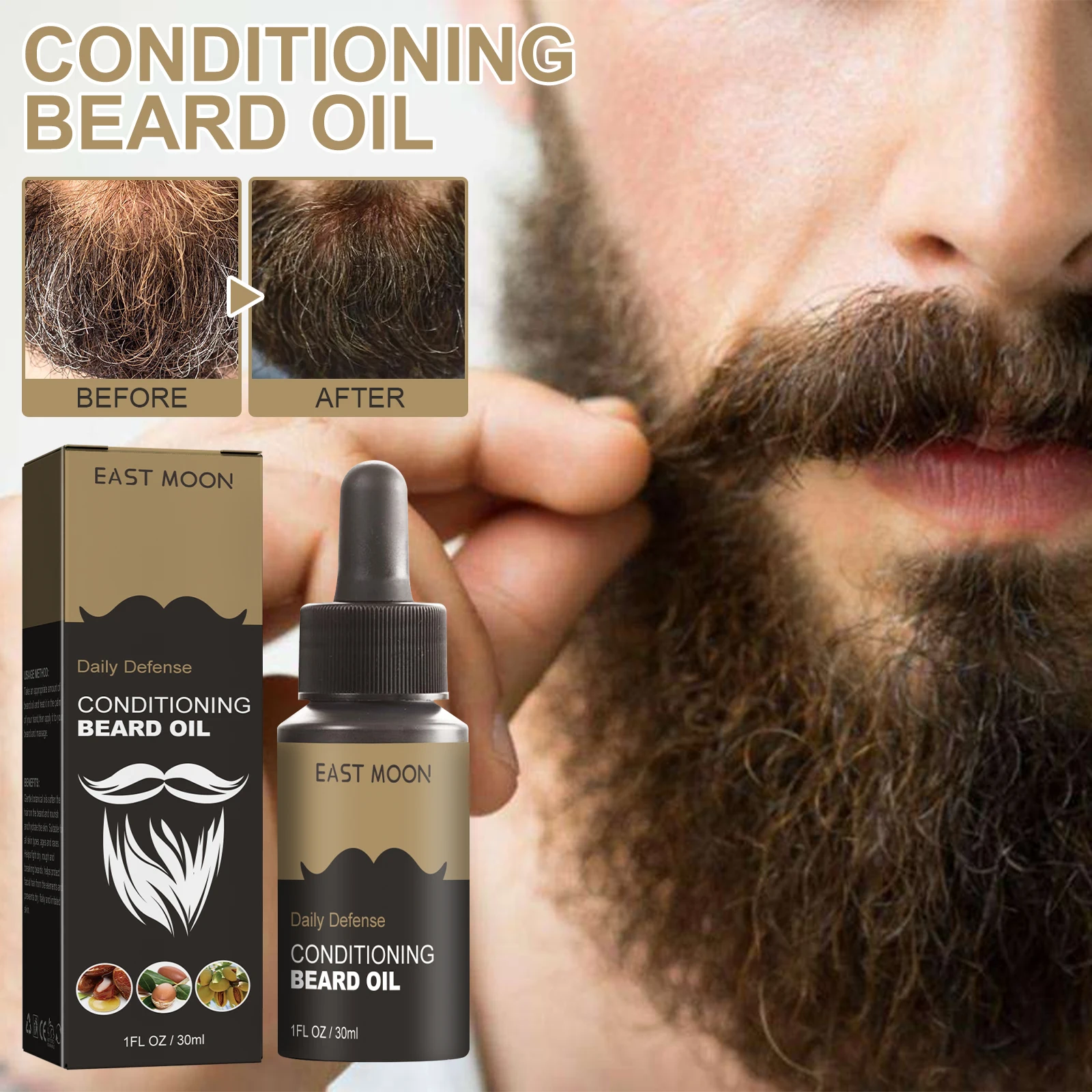 Масло-сыворотка для роста волос на лице и бороды, 30 мл, для мужчин, для густой, мягкой и гладкой бороды, натуральное увлажняющее масло для ухода за бородой
Масло-сыворотка для роста волос на лице и бороды, 30 мл, для мужчин, для густой, мягкой и гладкой бороды, натуральное увлажняющее масло для ухода за бородой