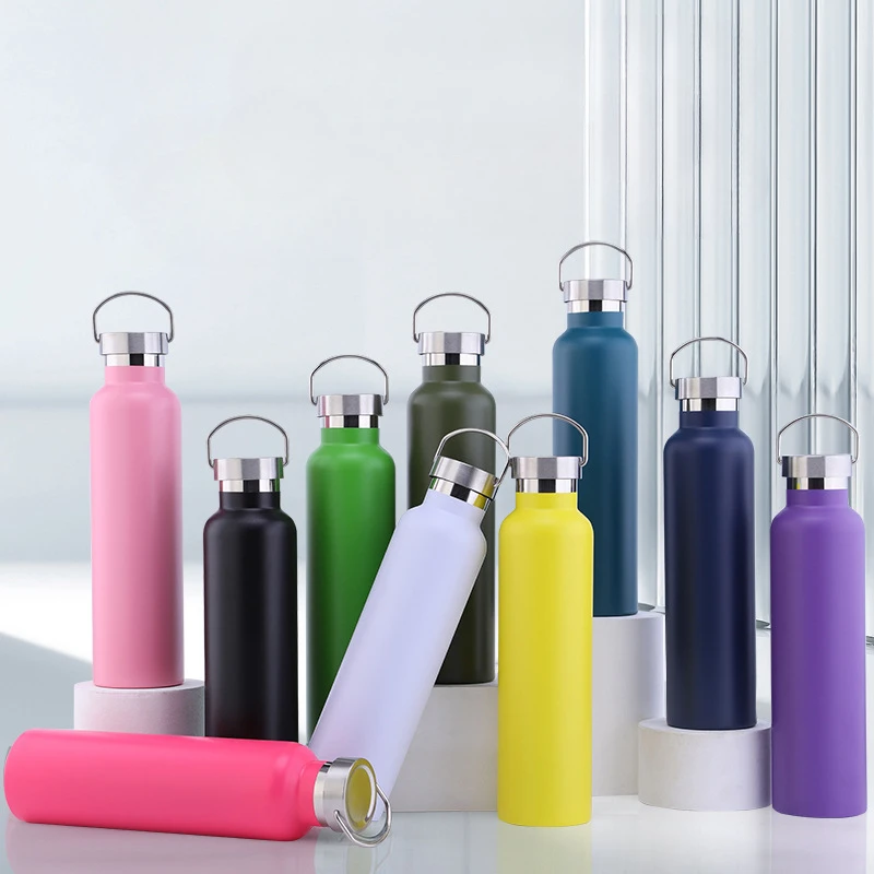 Stainless Steel Water Bottle with Handle Lid, Double Wall Vacuum Insulated Bottle for Sports Hiking Gym
Stainless Steel Water Bottle with Handle Lid, Double Wall Vacuum Insulated Bottle for Sports Hiking Gym