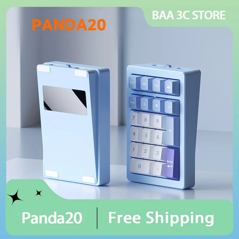 MR Panda20 Num Keypad Wireless Tri Mode CNC Aluminum DIY Switch Customized RGB Hot Swap Mini Number Keyboard Support QMK VIA
MR Panda20 Num Keypad Wireless Tri Mode CNC Aluminum DIY Switch Customized RGB Hot Swap Mini Number Keyboard Support QMK VIA