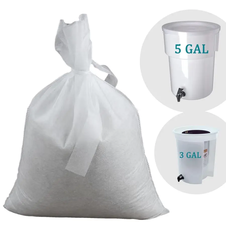 100pcs 16x20 Cold Brew Coffee Filter Bags, No Mess Disposable Filter Bag with Straps for Coffee Shop 5Gallon Systems
100pcs 16x20 Cold Brew Coffee Filter Bags, No Mess Disposable Filter Bag with Straps for Coffee Shop 5Gallon Systems