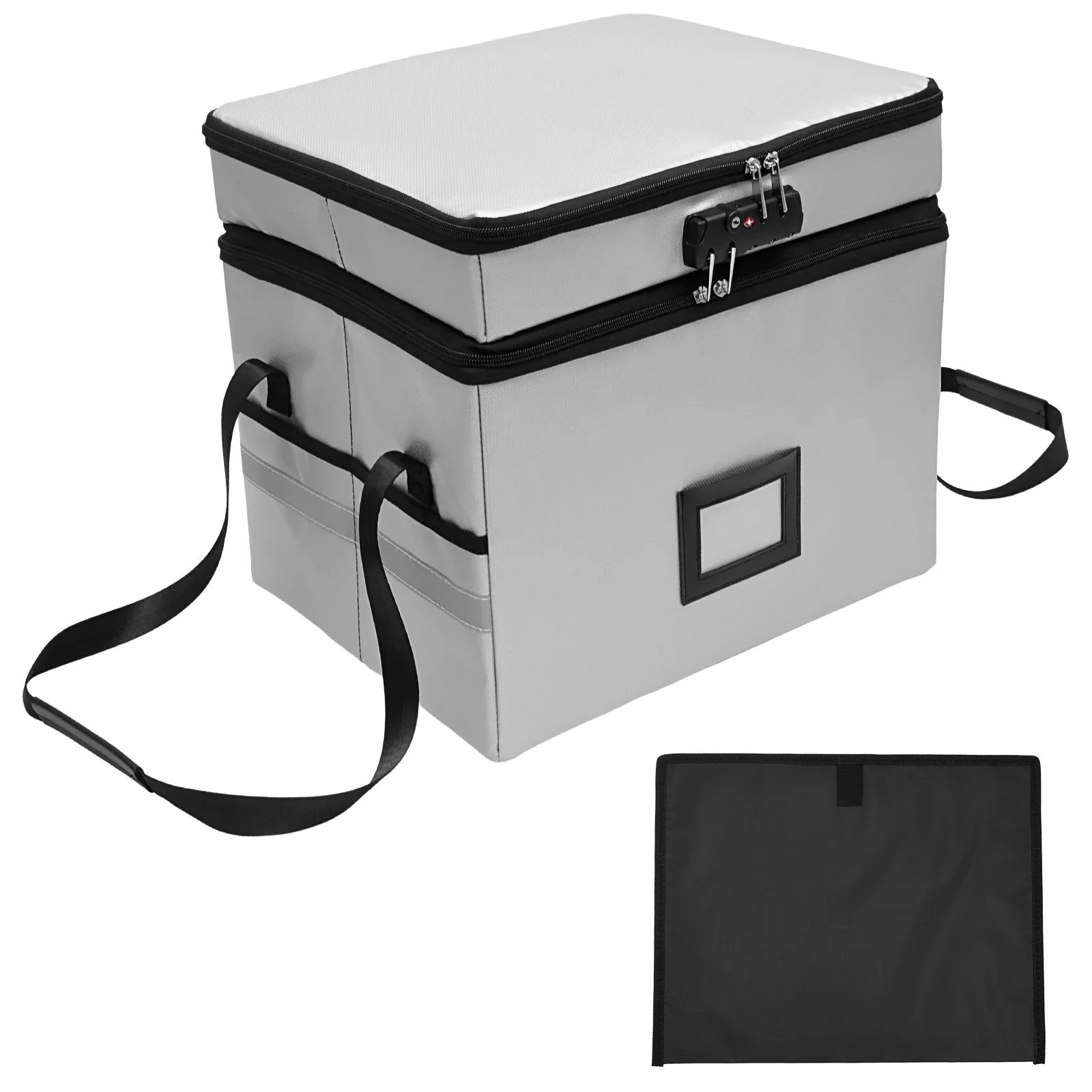 Fireproof Document Box with Combination Lock Foldable Dual Layer Waterproof Document Box with Reflective Strip Adjustable Handle
Fireproof Document Box with Combination Lock Foldable Dual Layer Waterproof Document Box with Reflective Strip Adjustable Handle