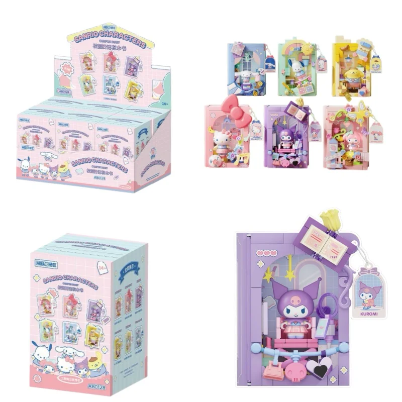 AREAX Anime Sanrio Building Blocks Book Hello Kitty Kuromi Assembled Ornaments Blind Box Toy
AREAX Anime Sanrio Building Blocks Book Hello Kitty Kuromi Assembled Ornaments Blind Box Toy