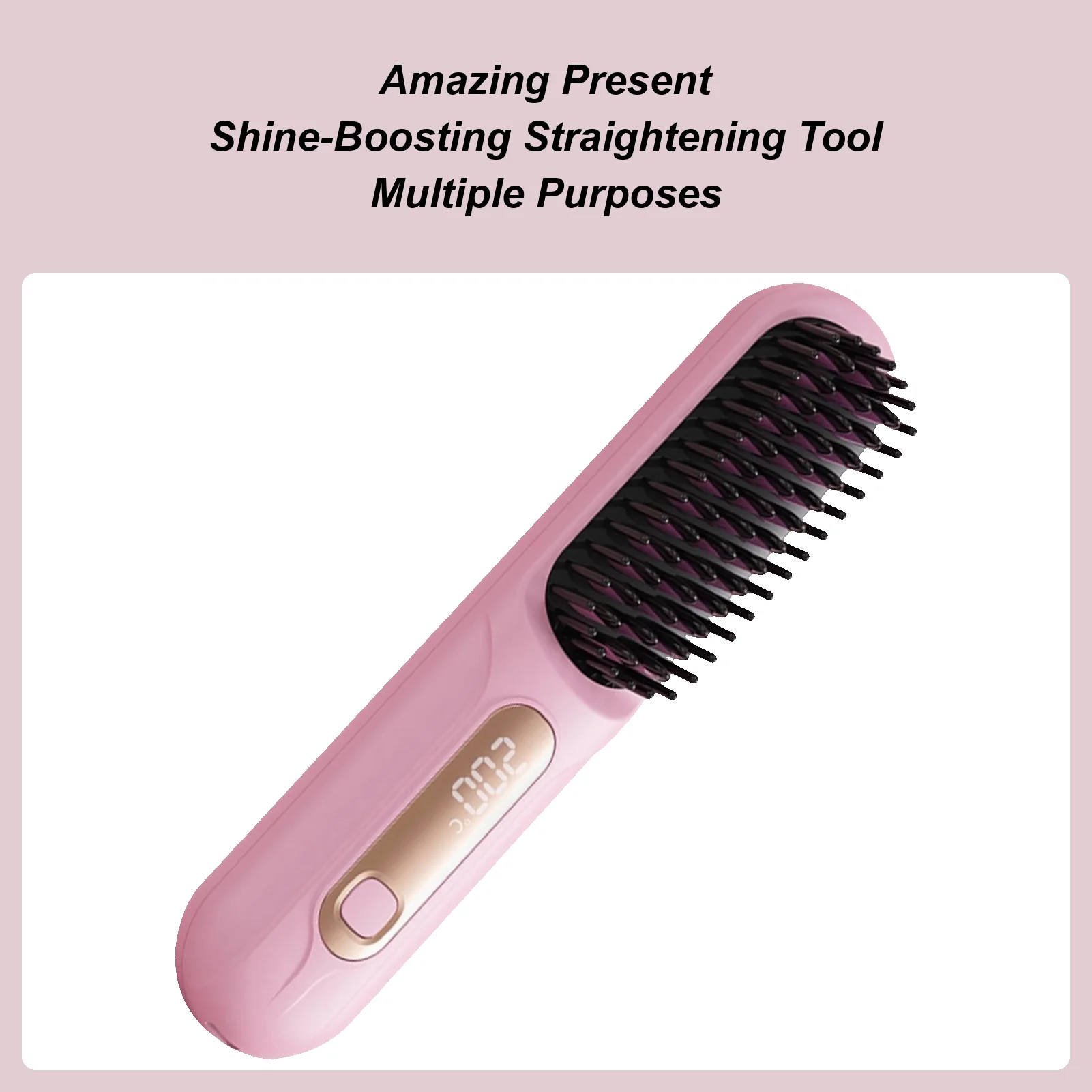 Выпрямитель для волос 3-температурный светодиодный портативный выпрямитель для волос, дорожная расческа для укладки волос для салона путешествий, для женщин и девочек, вечерние, деловые, на открытом воздухе
Выпрямитель для волос 3-температурный светодиодный портативный выпрямитель для волос, дорожная расческа для укладки волос для салона путешествий, для женщин и девочек, вечерние, деловые, на открытом воздухе