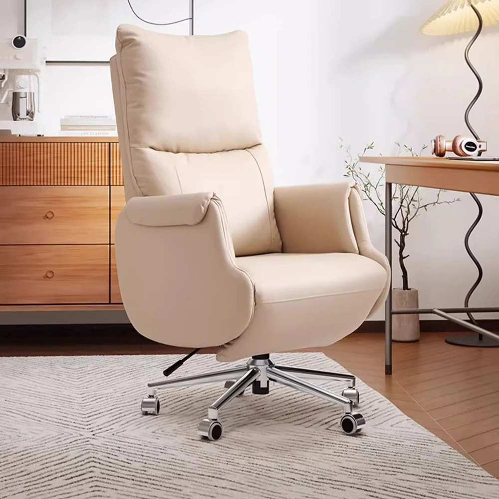 White Ergonomic Office Chair Aesthetic Sedentary Luxury Recline Chair Cushion Gaming Designer Cadeira Escritorio Home Decoration
White Ergonomic Office Chair Aesthetic Sedentary Luxury Recline Chair Cushion Gaming Designer Cadeira Escritorio Home Decoration
