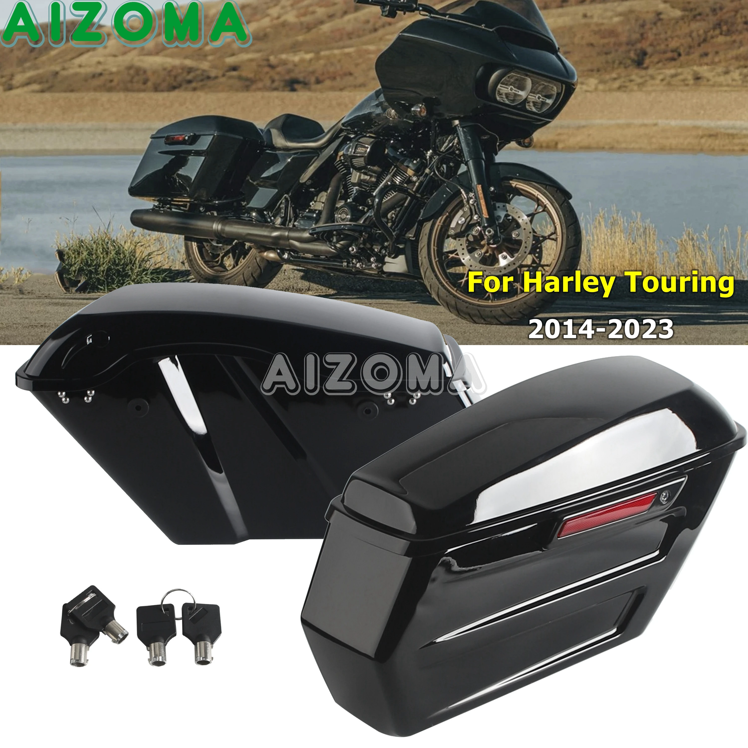 Боковые жесткие кофры для мотоциклов Harley Touring Street Glide FLHX Special FLHXS Road Glide Road King 2014-2023
Боковые жесткие кофры для мотоциклов Harley Touring Street Glide FLHX Special FLHXS Road Glide Road King 2014-2023