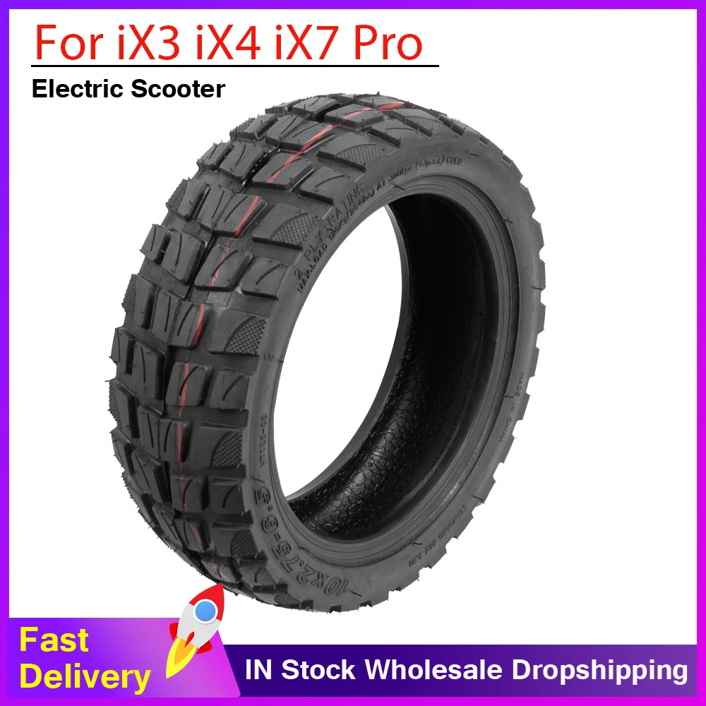 10x2.75-6.5 Vacuum Tire 10inch Tubeless Off-road Tires Wear-Resistant For iX3 iX4 iX7 Pro Max G30 Electric Scooter Rubber Tyre
10x2.75-6.5 Vacuum Tire 10inch Tubeless Off-road Tires Wear-Resistant For iX3 iX4 iX7 Pro Max G30 Electric Scooter Rubber Tyre