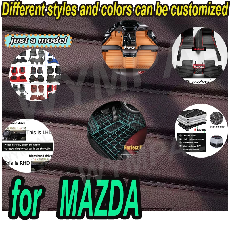 LUXURY Leather Car Floor Mat For MAZDA MX5 MX5Miata Mazda6 Mazda6GH 6Tenza 6Sport 6 Touring Mazda6GT M6 Atenza RX8 RX7 Mazda8
LUXURY Leather Car Floor Mat For MAZDA MX5 MX5Miata Mazda6 Mazda6GH 6Tenza 6Sport 6 Touring Mazda6GT M6 Atenza RX8 RX7 Mazda8