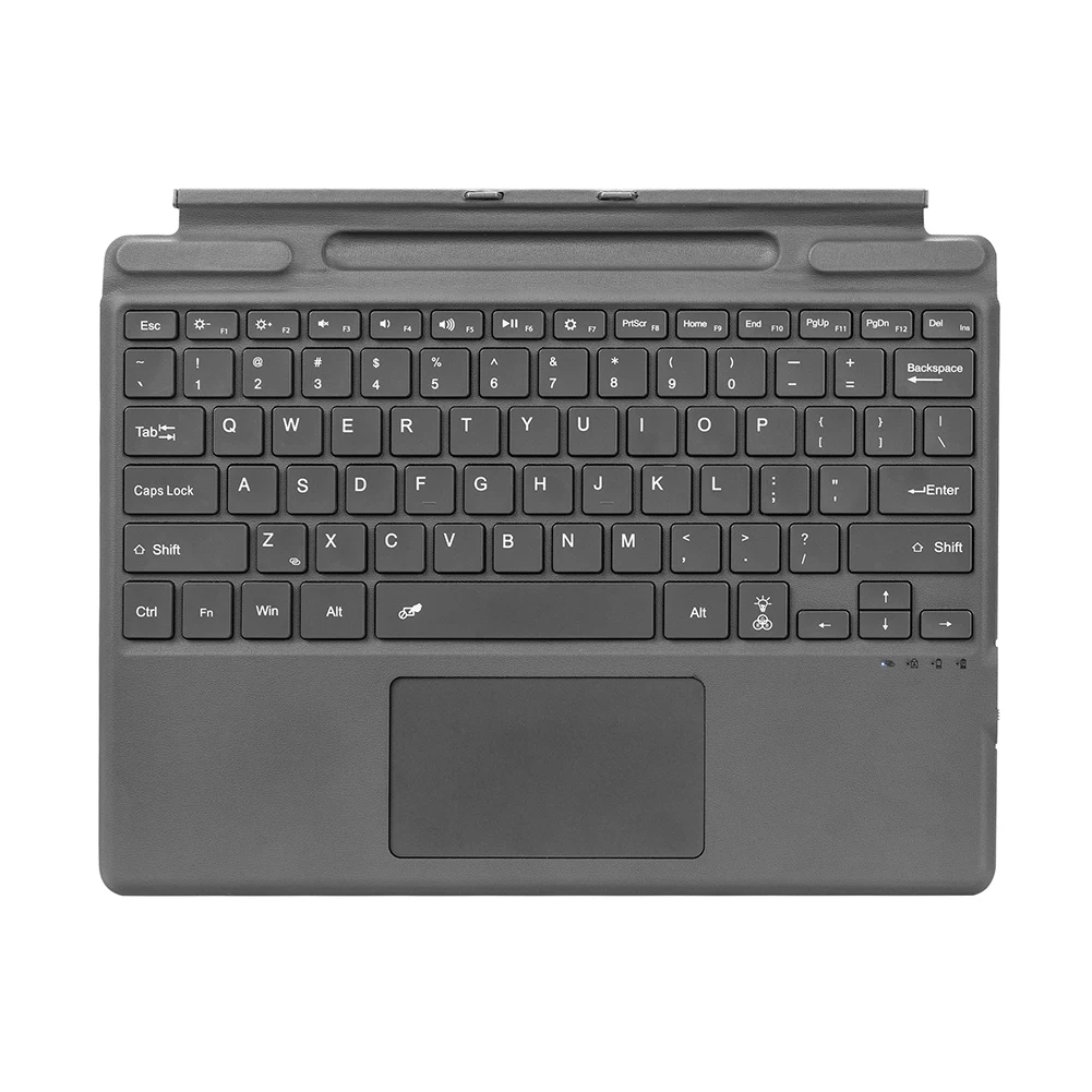 Backlit Slim Wireless Keypad Bluetooth-Compatible 7 Color Backlight Tablet Keyboard Ultra Slim Keyboard for Surface Pro 8/9/10/X
Backlit Slim Wireless Keypad Bluetooth-Compatible 7 Color Backlight Tablet Keyboard Ultra Slim Keyboard for Surface Pro 8/9/10/X