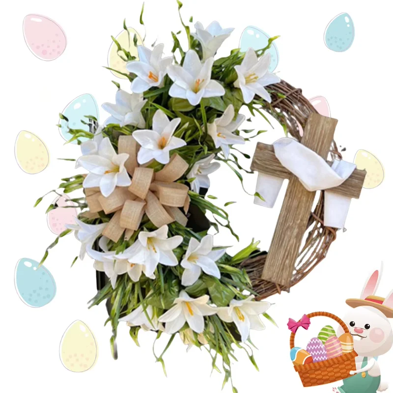 Ostern-Kreuz-Kranz, kembali Blumenkranz, h Kuiender Kranz, Ostern-Haustürkranz для Haustür, Osterdekorkoa
Ostern-Kreuz-Kranz, kembali Blumenkranz, h Kuiender Kranz, Ostern-Haustürkranz для Haustür, Osterdekorkoa
