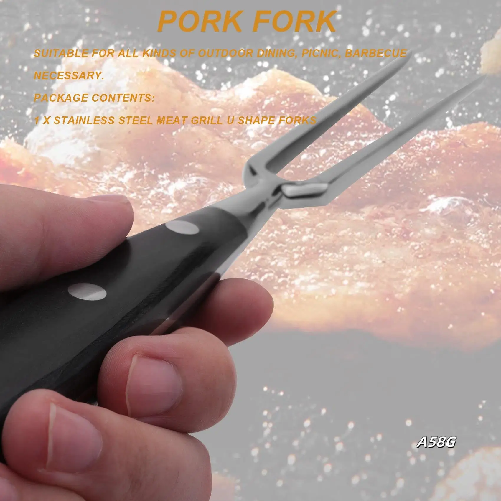 Outdoor Bbq Fork Stainless Steel Barbecue Meat Fork Barbecue Grill Tools Roasting Fish Fork Boiled Meat Fork Steak Fork Bbq Cook
Outdoor Bbq Fork Stainless Steel Barbecue Meat Fork Barbecue Grill Tools Roasting Fish Fork Boiled Meat Fork Steak Fork Bbq Cook