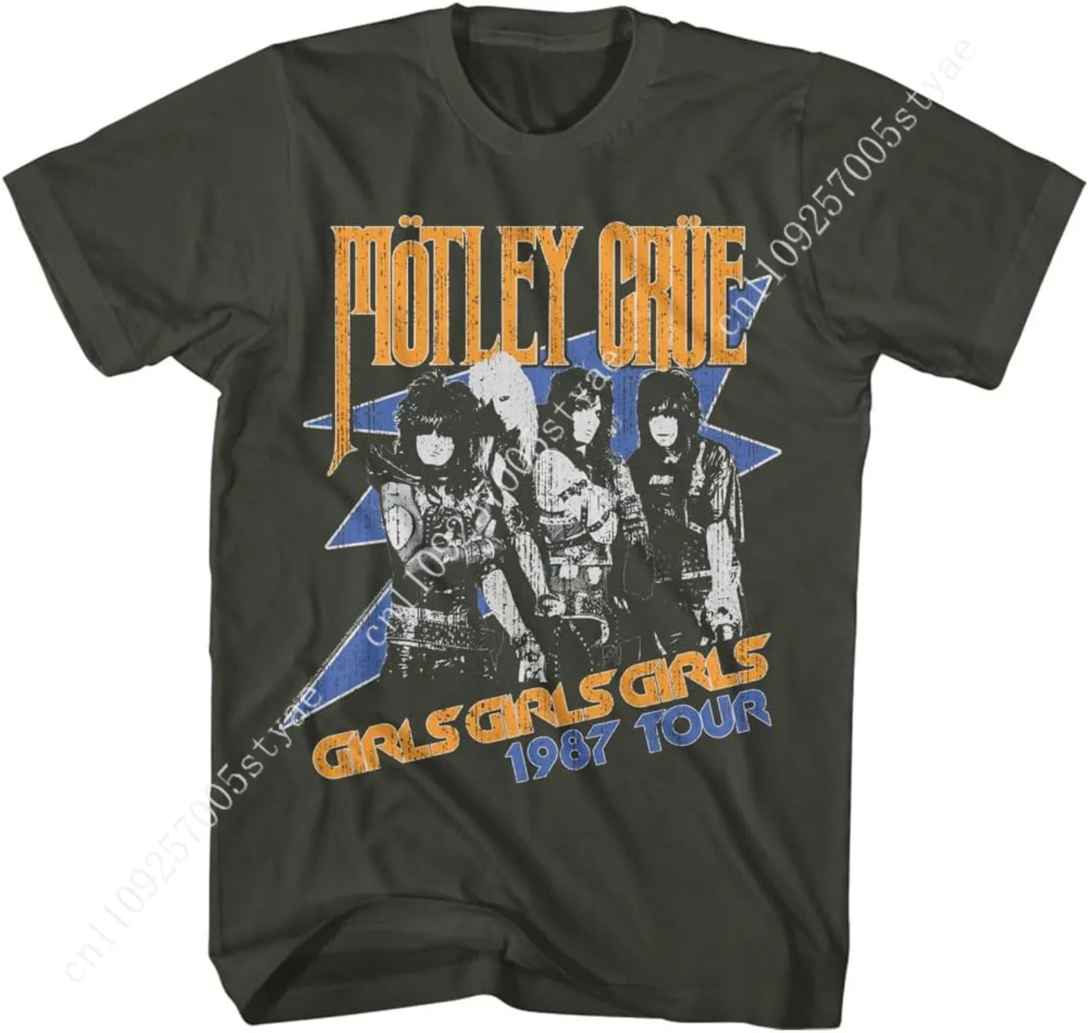 Motley Crue Rock Band Girls '87 Tour Mens Short Sleeve T Shirt 80s Vintage Style Graphic Tee
Motley Crue Rock Band Girls '87 Tour Mens Short Sleeve T Shirt 80s Vintage Style Graphic Tee