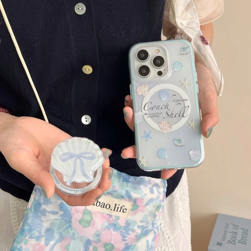 Cute Magnetic Apple Holder Stand Phone Case for IPhone16 15 14 13ProMax Shockproof Silicone Soft Anti-drop Luxury Blue Bow Cover
Cute Magnetic Apple Holder Stand Phone Case for IPhone16 15 14 13ProMax Shockproof Silicone Soft Anti-drop Luxury Blue Bow Cover