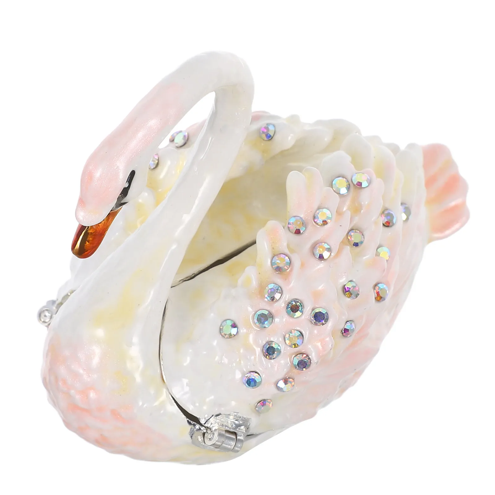 Шкатулка для украшений в форме лебедя, премиум-класса, металлическая, для хранения колец, серег, подвесок, для гостиной, туалетного столика
Шкатулка для украшений в форме лебедя, премиум-класса, металлическая, для хранения колец, серег, подвесок, для гостиной, туалетного столика