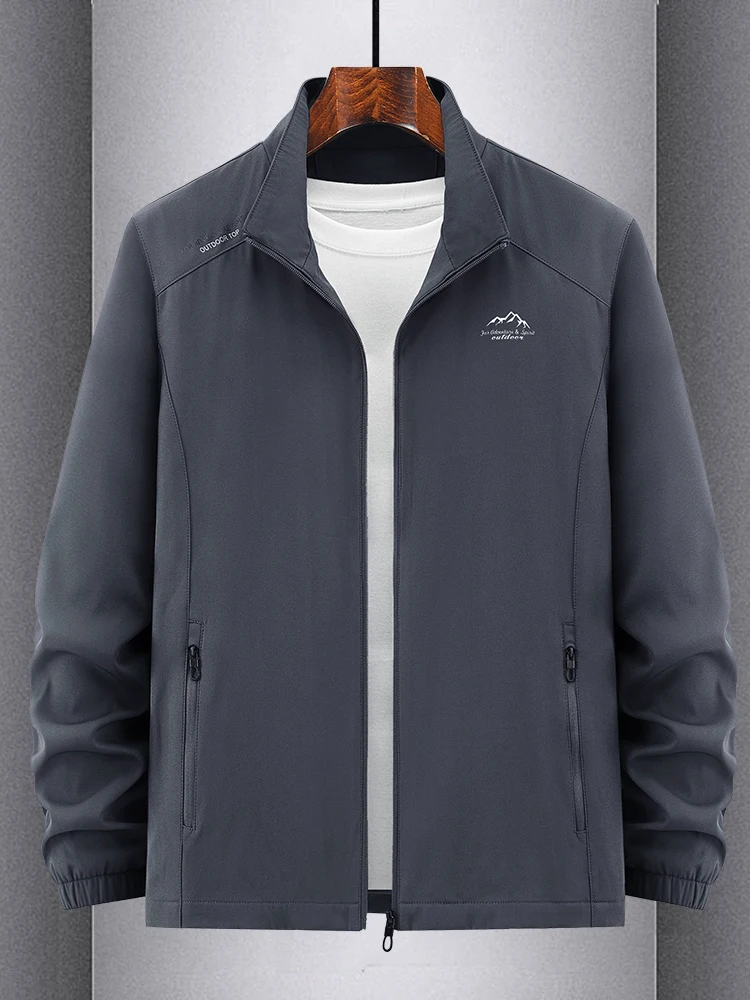 Men's Outdoor Windproof Waterproof Stand Collar Jaet Spring Autumn New Sle Casual Sports Coat Polyester Fiber Clothing
Men's Outdoor Windproof Waterproof Stand Collar Jaet Spring Autumn New Sle Casual Sports Coat Polyester Fiber Clothing