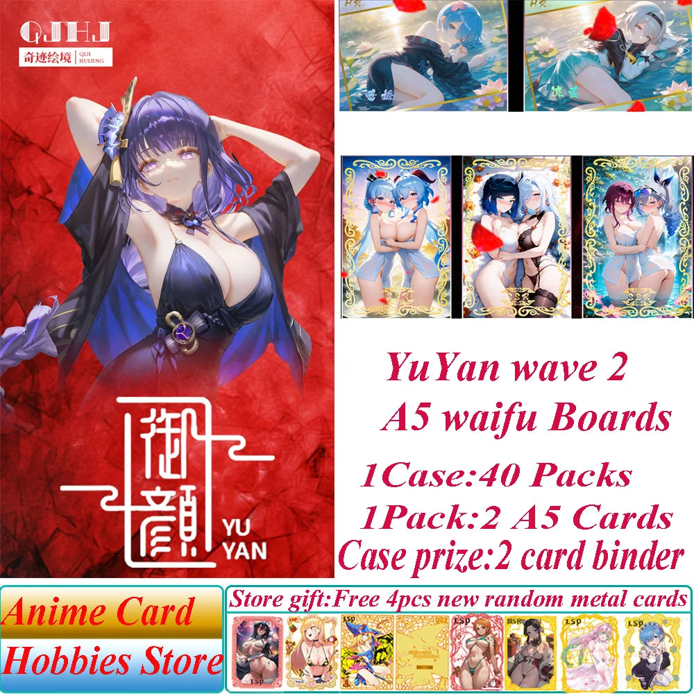 New YuYan wave 2 A5 Size Thick Goddess Collection Boards Hobby Anime Heroine Girl Spicy Bikini Uniform Rare YS PG Goddess Cards
New YuYan wave 2 A5 Size Thick Goddess Collection Boards Hobby Anime Heroine Girl Spicy Bikini Uniform Rare YS PG Goddess Cards