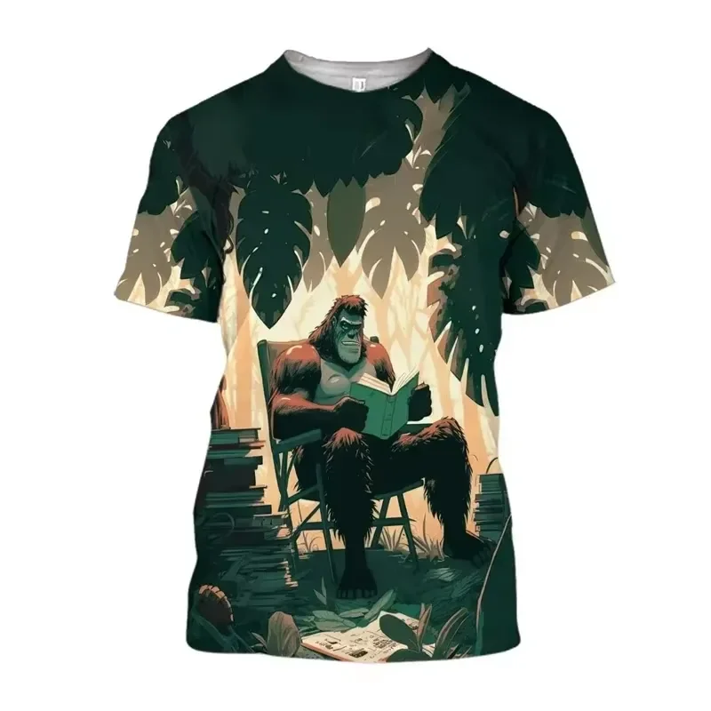 2026 Funny Gorilla Pattern Short Sleeve T Shirt for Men Featuring 3D Printed Orangutan Animal Design Casual Loose Fit Summer
2026 Funny Gorilla Pattern Short Sleeve T Shirt for Men Featuring 3D Printed Orangutan Animal Design Casual Loose Fit Summer