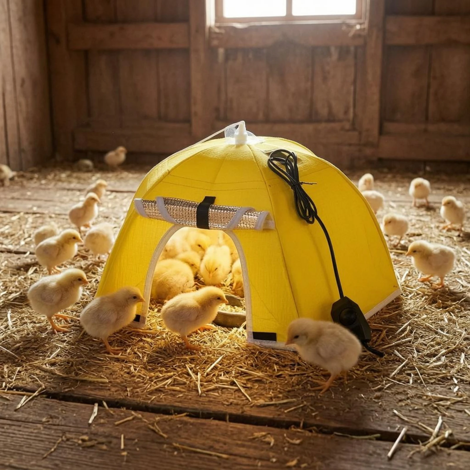 Chick Brooding Tent Reflective Reflective Lining Brooder Heater Tent Pet Heating Inline Switch Pet Care Temperature Adjustable
Chick Brooding Tent Reflective Reflective Lining Brooder Heater Tent Pet Heating Inline Switch Pet Care Temperature Adjustable