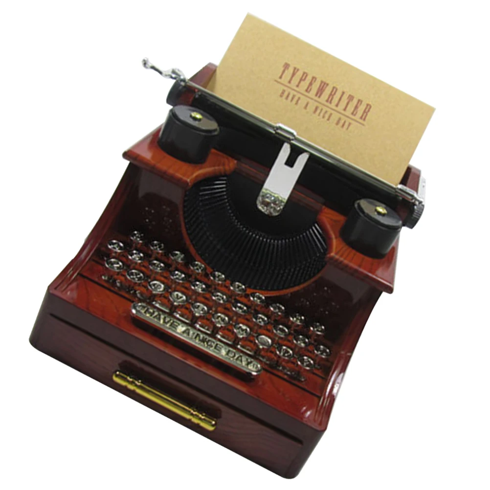 Plastic Musical Box Vintage Ornaments Desktop Jewelry Container Educational Toy Retro Style Home Office Decoration Miniature
Plastic Musical Box Vintage Ornaments Desktop Jewelry Container Educational Toy Retro Style Home Office Decoration Miniature