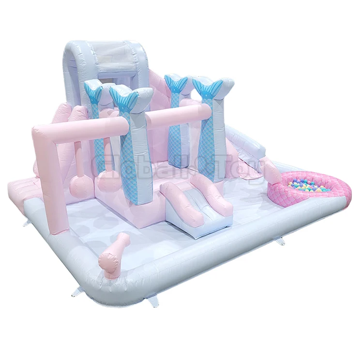 Pink Princess Inflatable Girls Outdoor Playground Water Slide Castle With Splash Pool For Summer
Pink Princess Inflatable Girls Outdoor Playground Water Slide Castle With Splash Pool For Summer