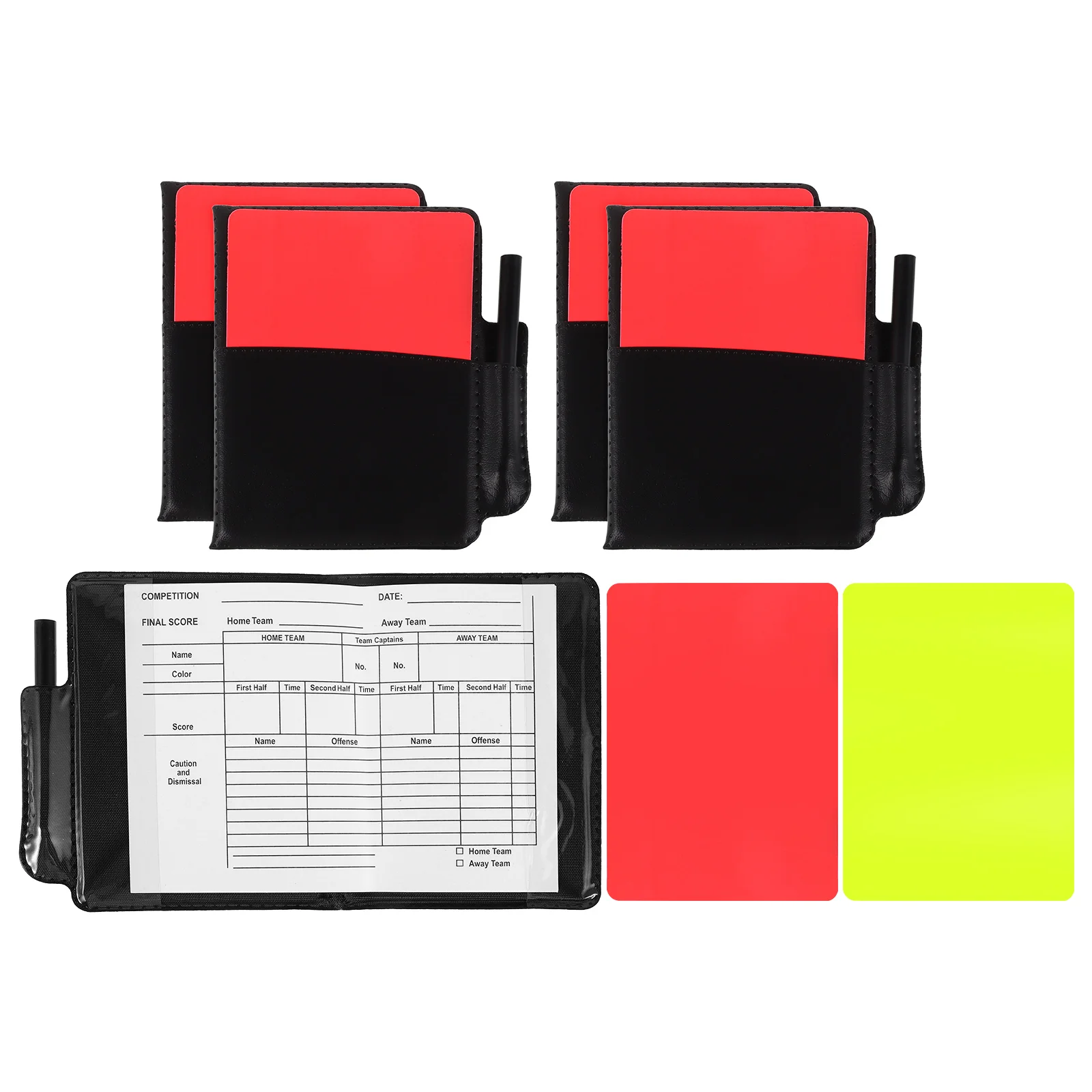 5 Sets Pvc Red Yellow Football Penalty Warning Cards High Visibility Soccer Match Accessories Stadium School Competitive Events
5 Sets Pvc Red Yellow Football Penalty Warning Cards High Visibility Soccer Match Accessories Stadium School Competitive Events