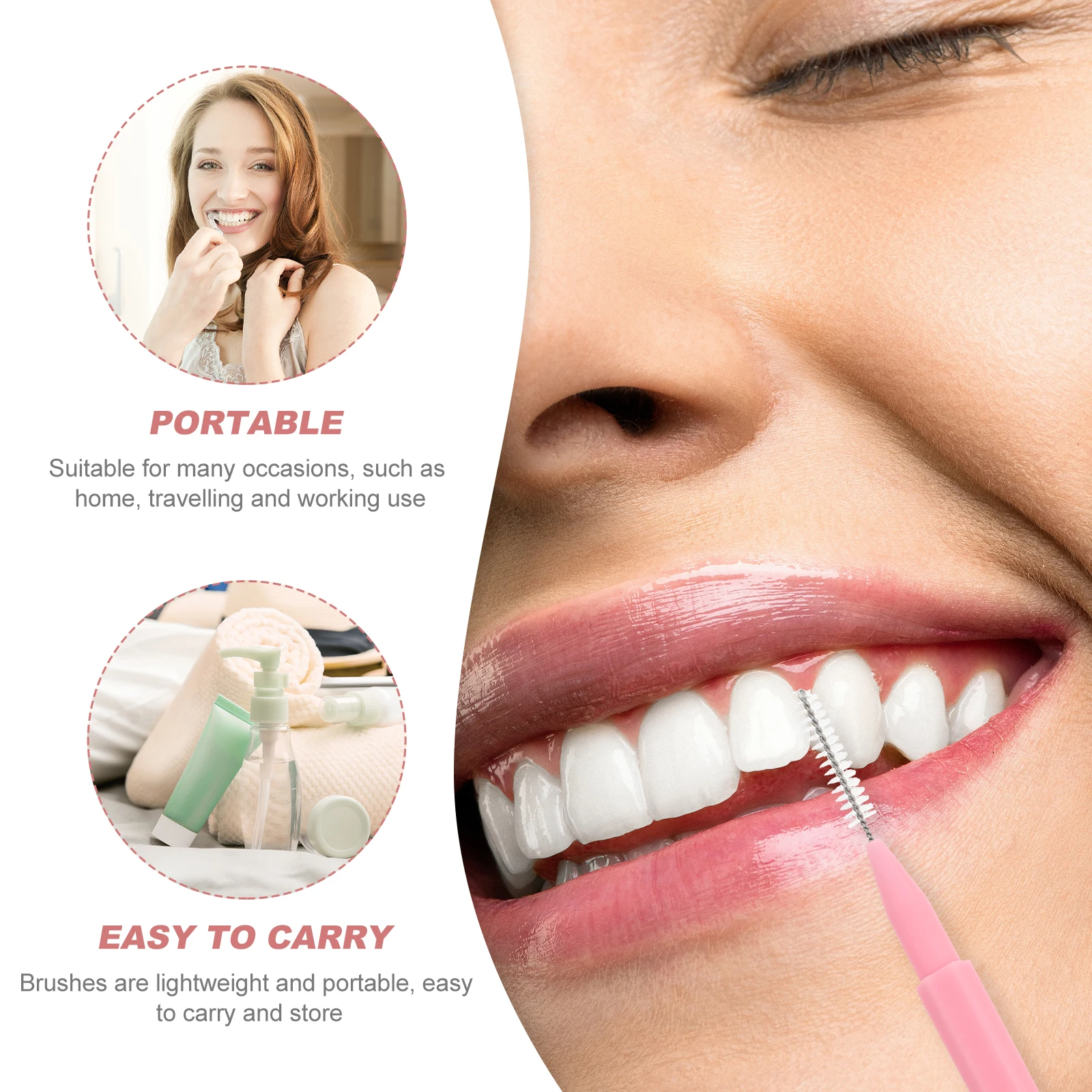 30 Pcs Interdental Brush Set Toothpicks Portable Manual Floss Stainless Steel Wire Refill Flosser Child
30 Pcs Interdental Brush Set Toothpicks Portable Manual Floss Stainless Steel Wire Refill Flosser Child