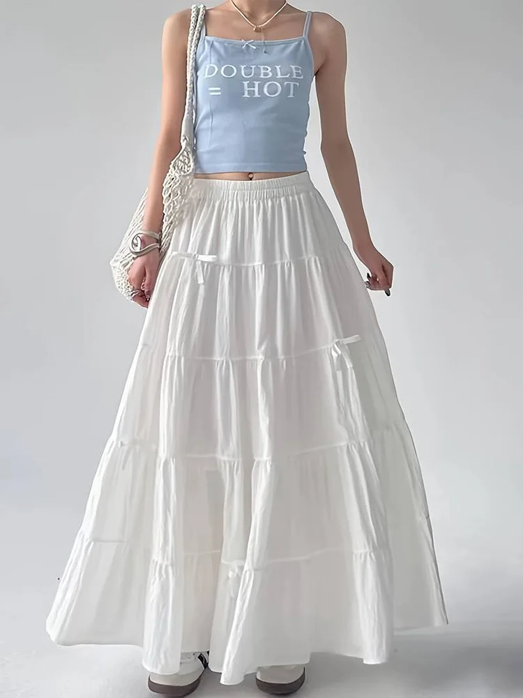 Women's clothing new spring summer autumn versatile white cake skirt bow style skirt casual comfortable elegant style half skirt
Women's clothing new spring summer autumn versatile white cake skirt bow style skirt casual comfortable elegant style half skirt