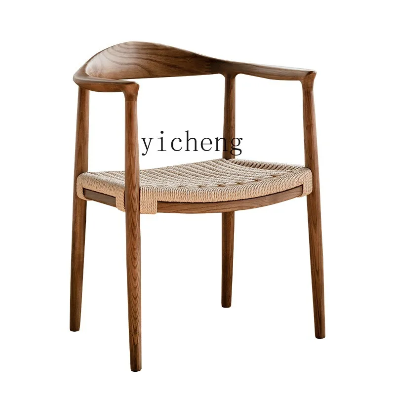 ZYA Vintage Solid Wood Dining Chair Home Retro Backrest Rope Woven Chair White Ash Wood Chair Study Room Armchair
ZYA Vintage Solid Wood Dining Chair Home Retro Backrest Rope Woven Chair White Ash Wood Chair Study Room Armchair