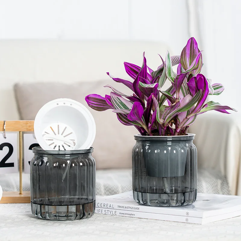 Self Watering Flowerpot Water Container Mini Planter Pots Round Decorative Flowerpot and Planter for Garden Home Bonsai Decor
Self Watering Flowerpot Water Container Mini Planter Pots Round Decorative Flowerpot and Planter for Garden Home Bonsai Decor