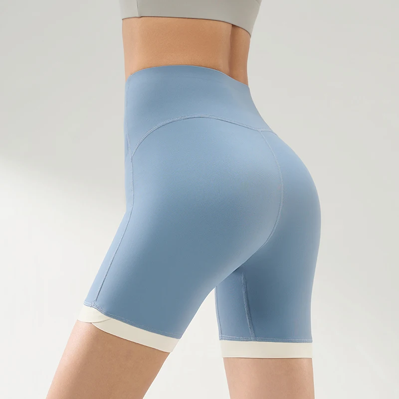 Color Block Trim Yoga Shorts Women High Waist Tummy Control Workout Running Sports Shorts
Color Block Trim Yoga Shorts Women High Waist Tummy Control Workout Running Sports Shorts