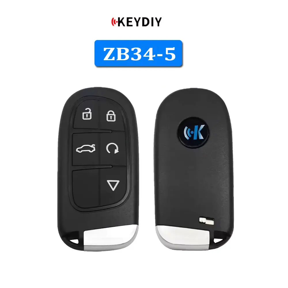 KEYDIY ZB34-5 Universal Smart Key ZB Series 5 Buttons for Jeep Style Keyless Car Remote Key for KD-X2 KD-MAX Programmer Tools
KEYDIY ZB34-5 Universal Smart Key ZB Series 5 Buttons for Jeep Style Keyless Car Remote Key for KD-X2 KD-MAX Programmer Tools
